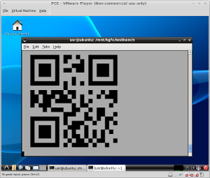 ThruGlassXfer ANSI xterm screen shot